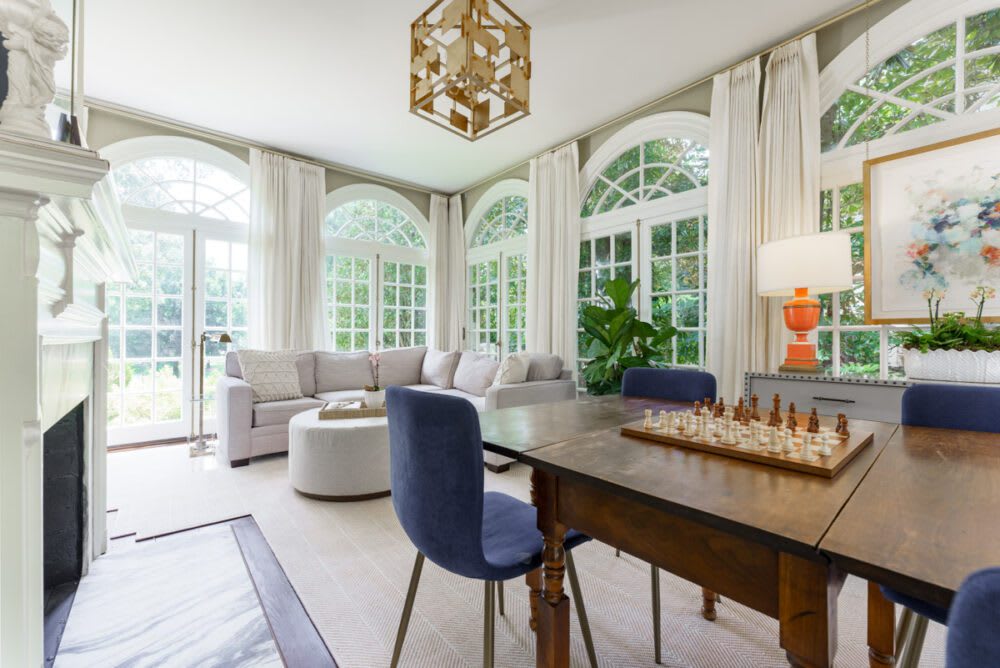 Luxury Toronto real estate interior photography with styled staging