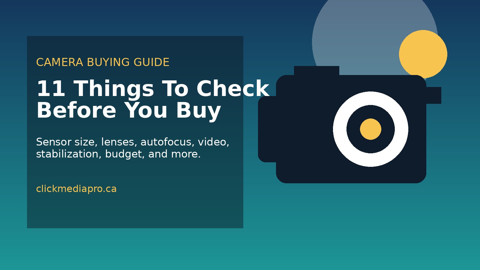 What to look for when buying a camera featured image